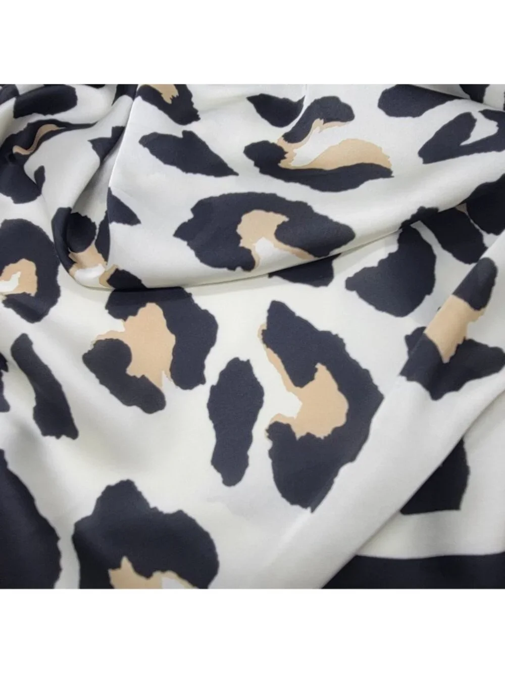 ✨Elegant Bandana Square Scarf Silky Satin Animal Print Leopard Hair Neck Scarfs